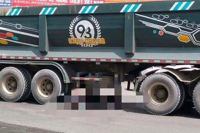 Hiện trường vụ tai nạn giao thông thương tâm. Ảnh: Dân Trí