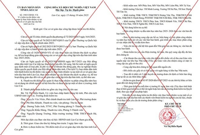 Lực lượng chức năng đang xác minh thông tin giả. Ảnh: Lao động