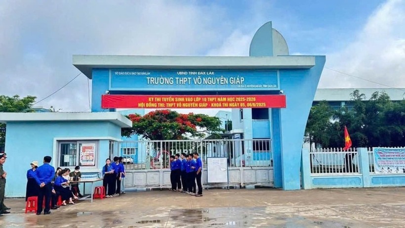 Trường THPT Võ Nguyên Giáp, tỉnh Đắk Lắk. Ảnh: Giáo dục & Thời đại