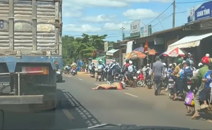 Khu vực xảy ra tai nạn. (Ảnh: Pháp luật TP.HCM)