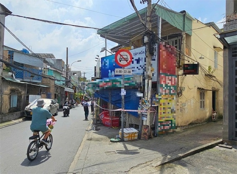 Hiện trường vụ việc. Ảnh: Thanh Niên