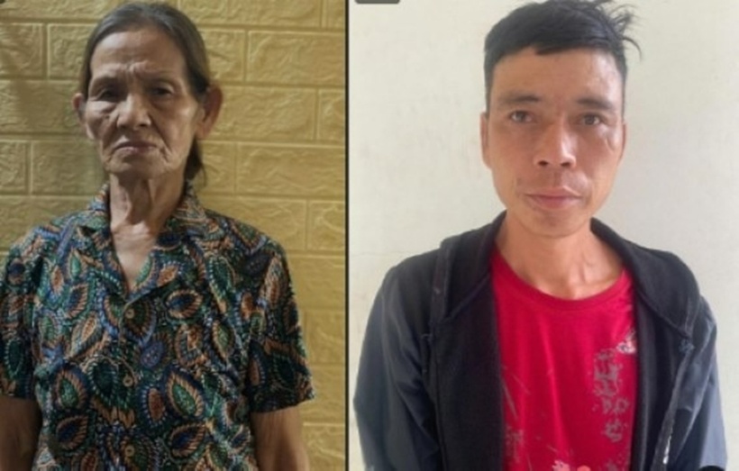 Đối tượng Thu và Cường. Ảnh: Báo Lao động.