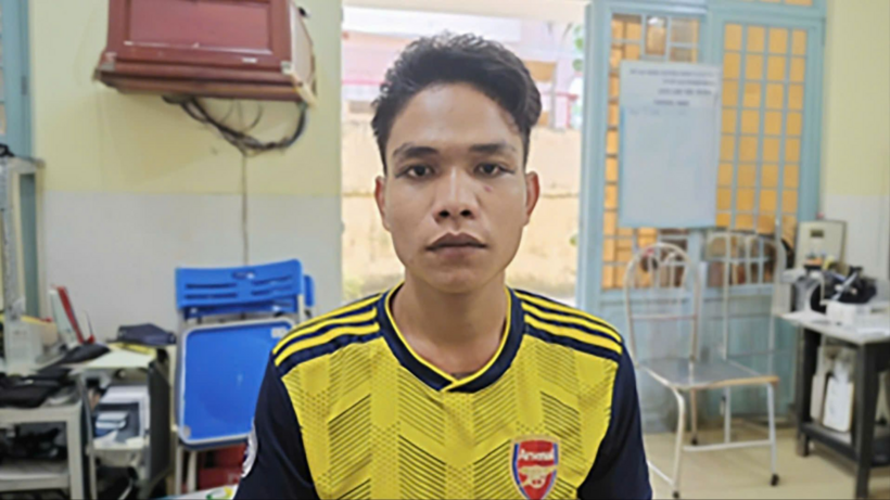 Lý Minh đã đến Công an xã Gia Hòa, TP Cần Thơ đầu thú. Ảnh: PLO.