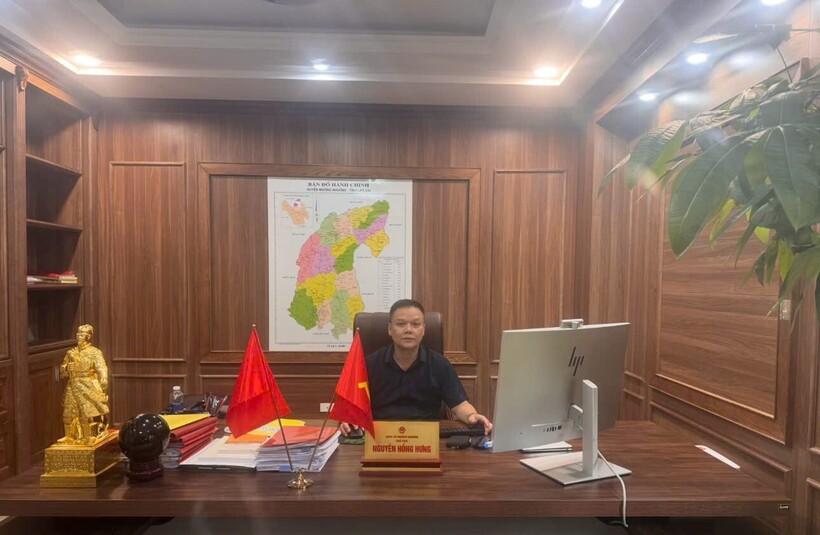 Đồng chí Nguyễn Hồng Hưng - Chủ Tịch UBND xã Mường Khương ( Lào Cai)