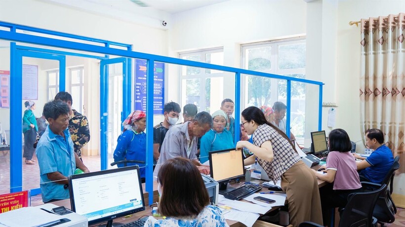 Trung tâm phục vụ hành chính công xã Mường Khương (tỉnh Lào Cai).