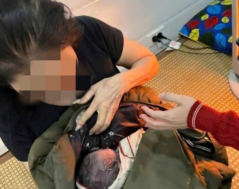 Sức khoẻ bé trai đã ổn định. Ảnh: Tiền Phong.