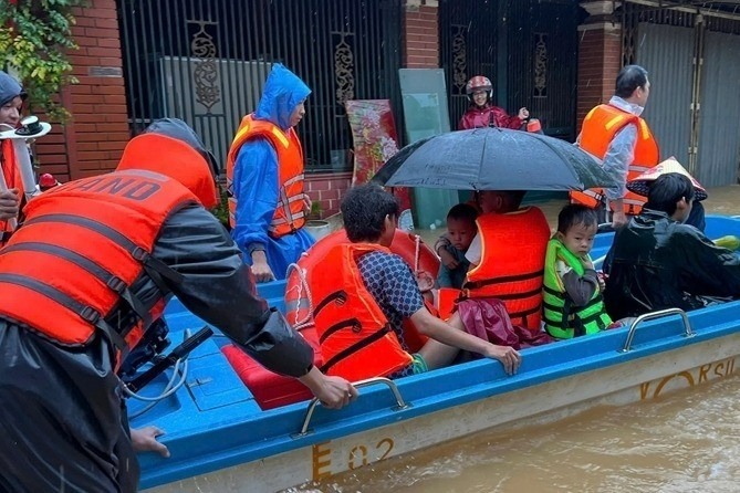 Học sinh tại Huế tiếp tục nghỉ học cho đến khi có thông báo mới. Ảnh: ZNews