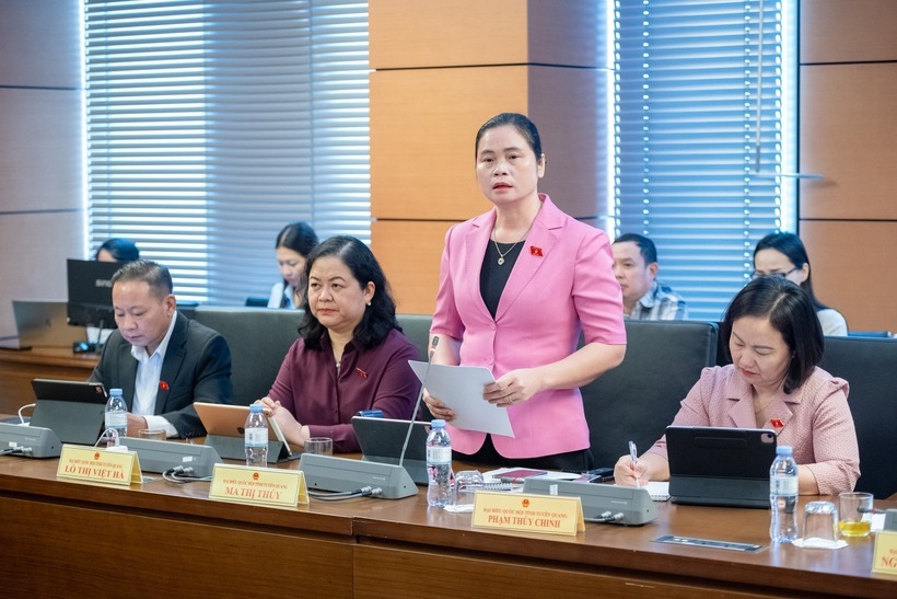 ĐBQH Ma Thị Thuý (Ảnh: Phạm Thắng).