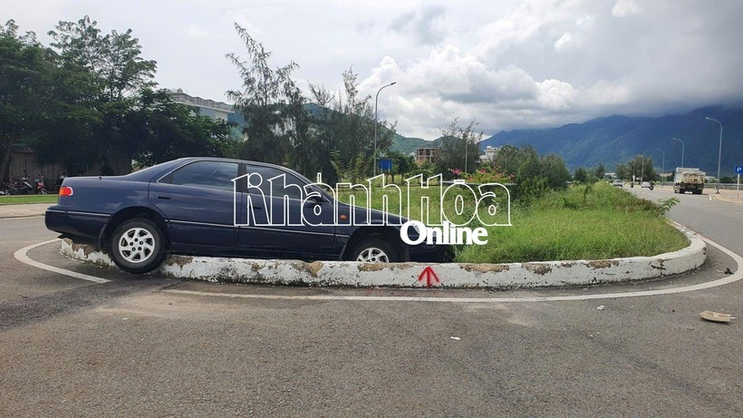 Hiện trường vụ tai nạn. Ảnh: Báo Khánh Hòa.