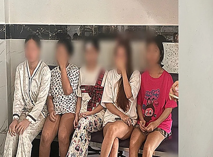 Các nữ nhân viên trong vụ án. (Ảnh: PLO)