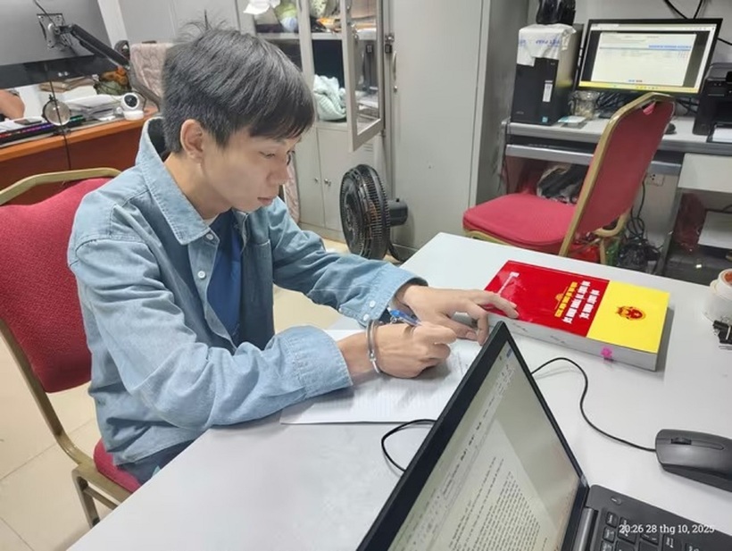 Đối tượng Nguyễn Nam Sơn. Ảnh: ANTĐ