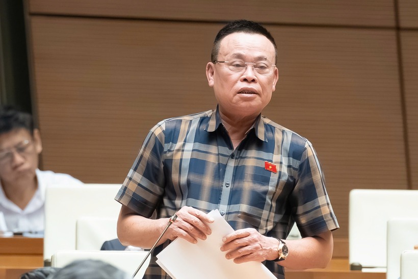 Đại biểu Nguyễn Như So, đoàn Bắc Ninh. (Ảnh: Media Quốc hội)