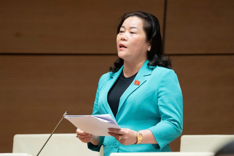 Đại biểu Lê Thị Thanh Lam. (Ảnh: Media Quốc hội)