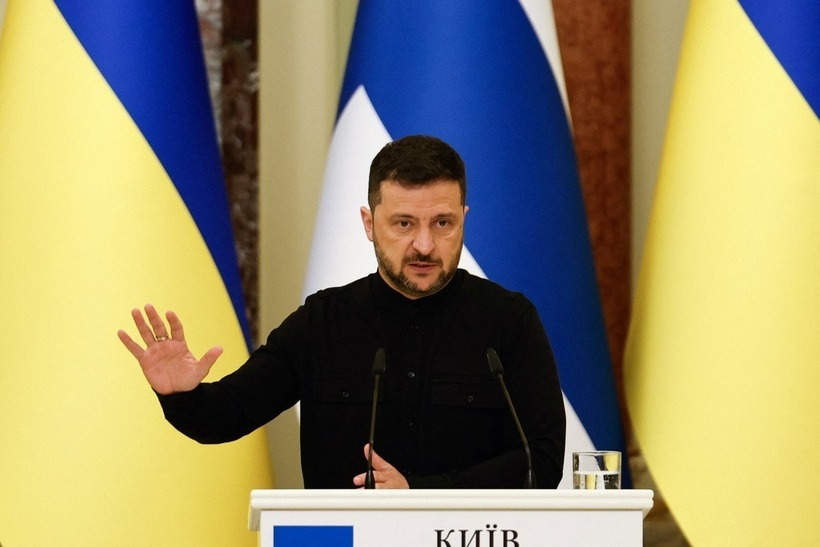 Tổng thống Ukraine Volodymyr Zelensky. Ảnh: Reuters