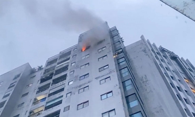 Vị trí xảy ra hỏa hoạn. Ảnh: VnExpress