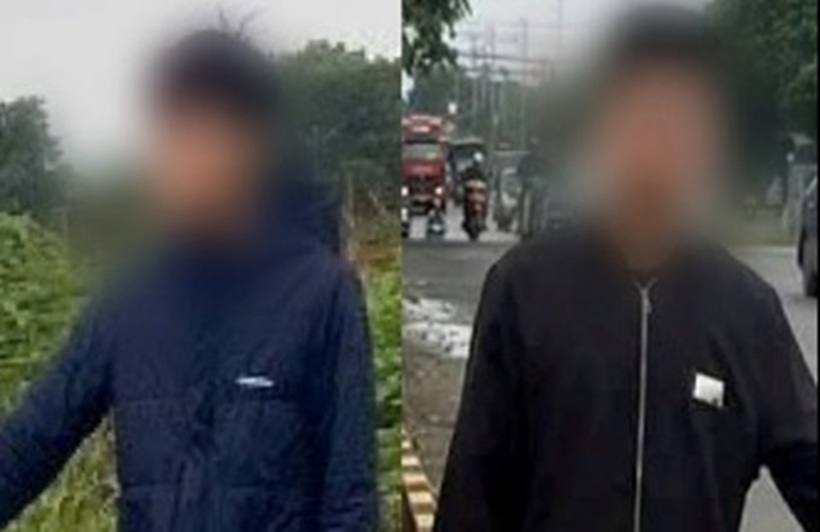 2 thanh niên bắn ná cao su làm bị thương người đi đường ở Hà Nội. Ảnh: Công an TP.Hà Nội