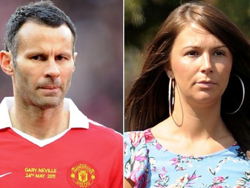 Ryan Giggs bất ngờ bị phanh phui qua lại suốt 8 năm với Natasha - vợ của em trai Rhodri. Ảnh: Phụ nữ số.