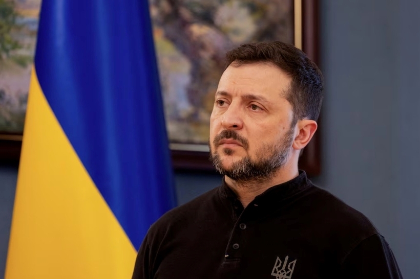 Tổng thống Ukraine Volodymyr Zelensky. Ảnh: Reuters