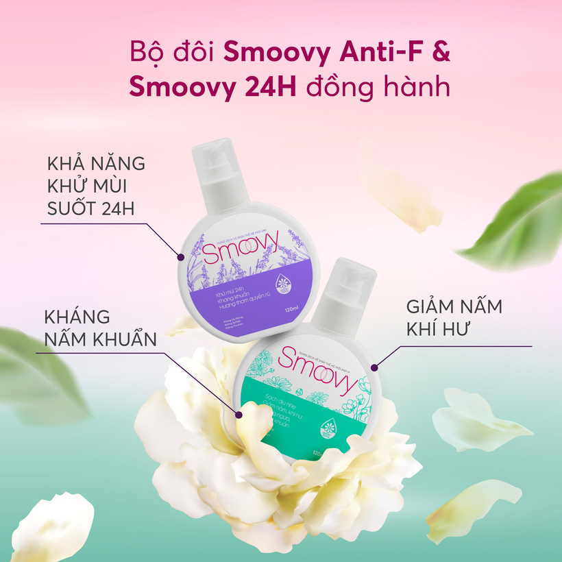 Smoovy 24H – Bí quyết khử mùi và lưu hương suốt cả ngày