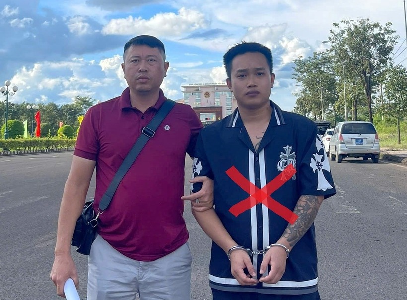 Đối tượng Nguyễn Văn Bắc (đánh dấu x). Ảnh: Công an TP Hải Phòng.