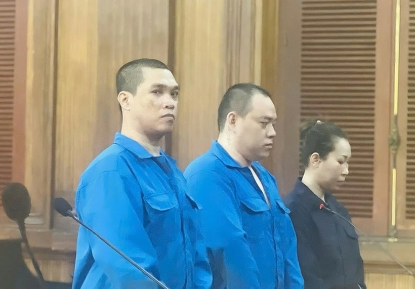 Các bị cáo tại phiên xét xử. Ảnh: Người lao động