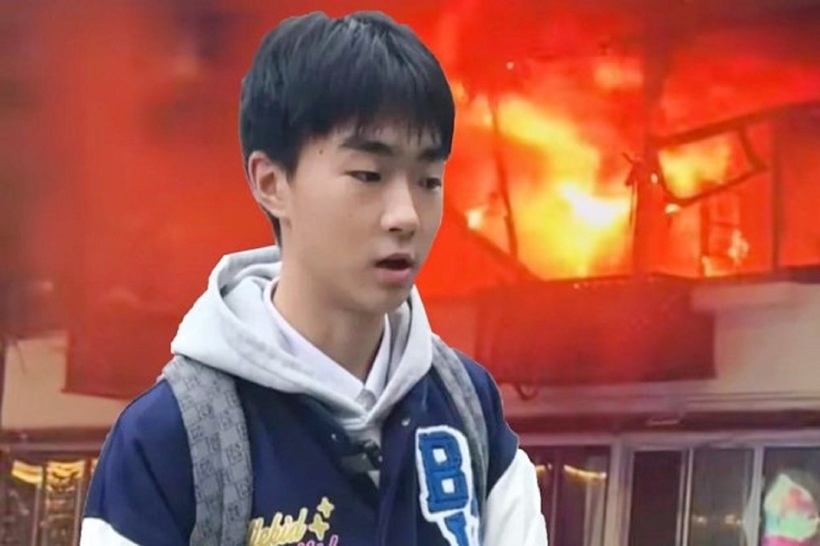 Sau vụ cháy, nhiều người đã kêu gọi trao thưởng cho chàng trai dũng cảm vì hành động cứu người của mình. Ảnh: SCMP