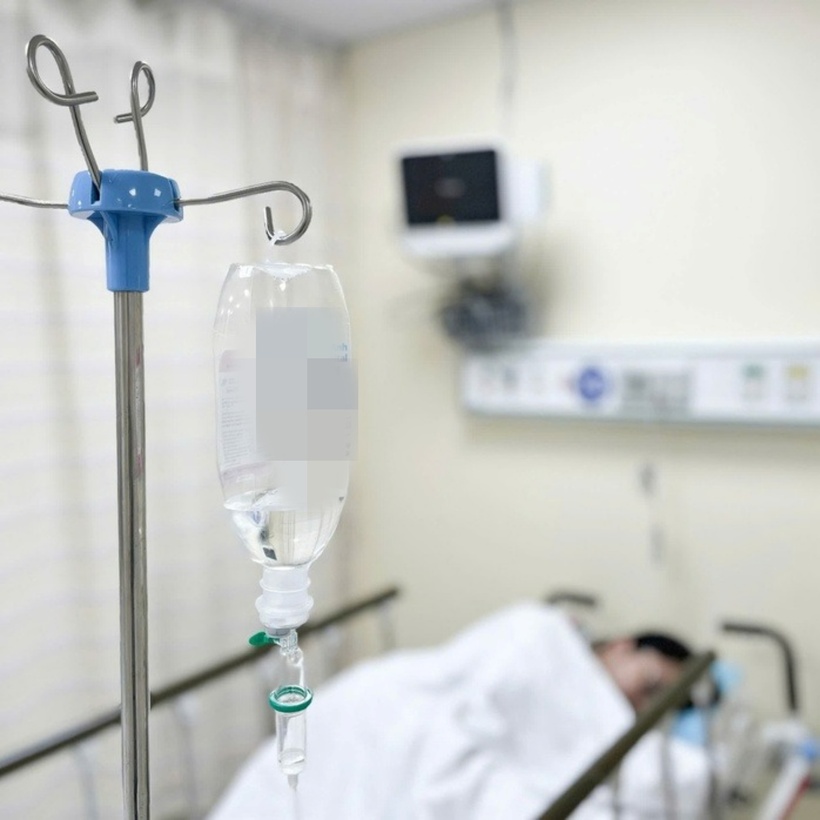 Bệnh nhân điều trị tại bệnh viện. Ảnh Người Lao Động.