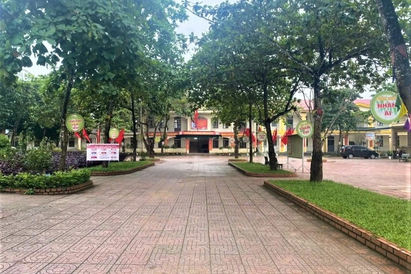 Trường THCS Hương Giang. Ảnh: Đại Đoàn kết