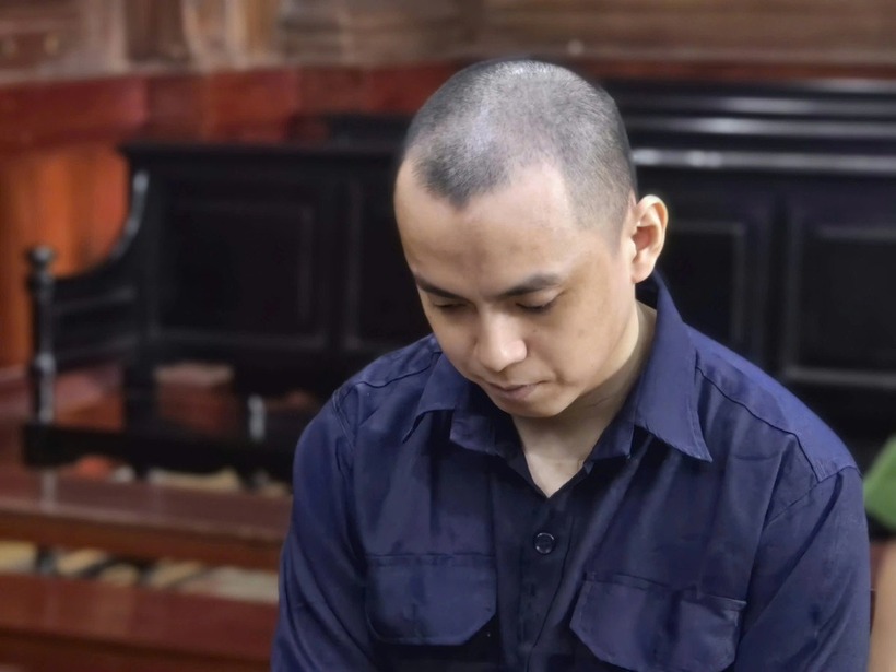 Bị cáo Dương Quang Mẫn tại tòa. Ảnh: Dân trí