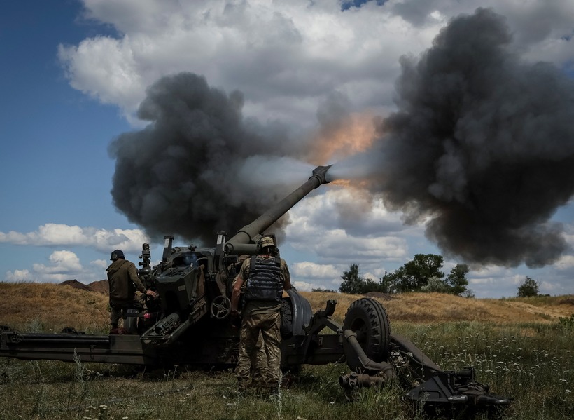 Các lực lượng Ukraine buộc phải rút khỏi nhiều vị trí tại tỉnh Zaporizhia. Ảnh: Reuters