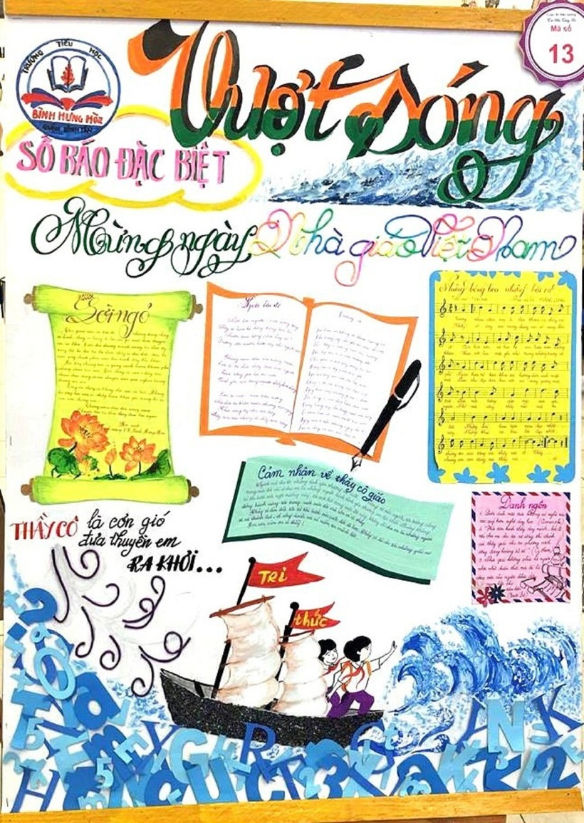 Những mẫu báo tường ngày Nhà giáo Việt Nam 20/11 đẹp, ý nghĩa - 9