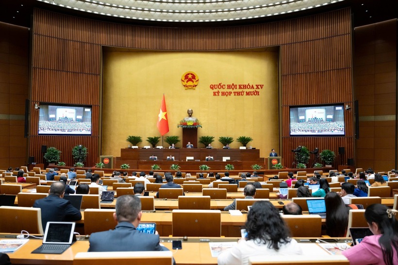 Quang cảnh phiên họp (Ảnh: Media Quốc hội).