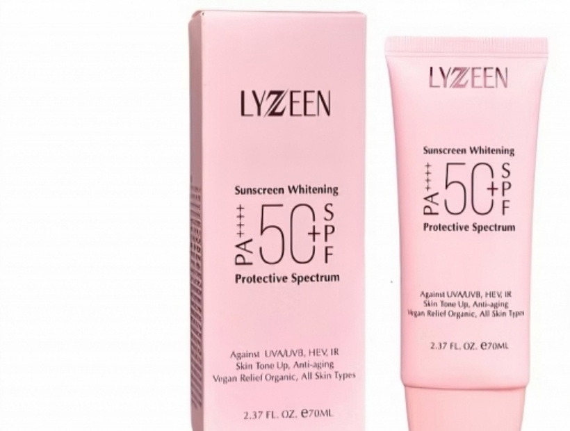 Đình chỉ lưu hành và thu hồi trên toàn quốc đối với sản phẩm LYZEEN Whitening protective spectrum sunscreen SPF50+ PA++++