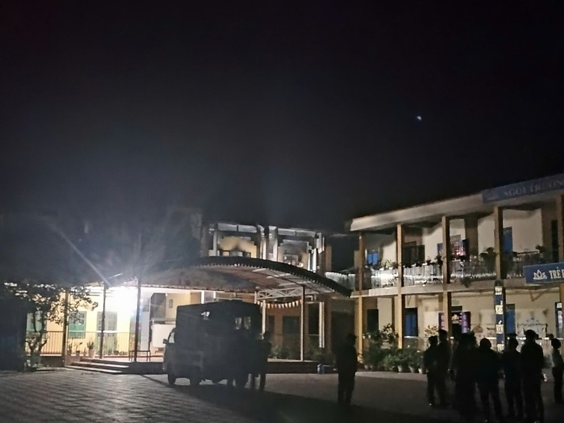 Hiện trường vụ việc. Ảnh: Báo Dân trí.