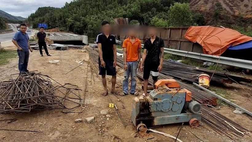 Cơ quan công an dựng lại hiện trường vụ việc