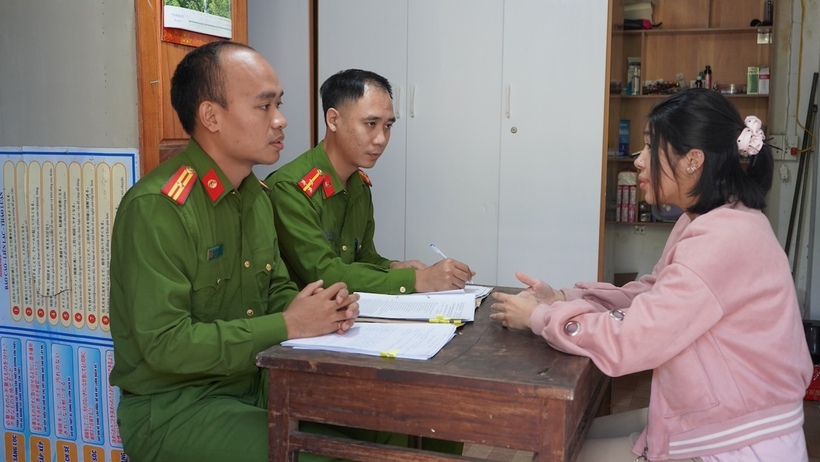 Cơ quan Công an lấy lời khai đối tượng Nguyễn Ngọc Bích Thủy