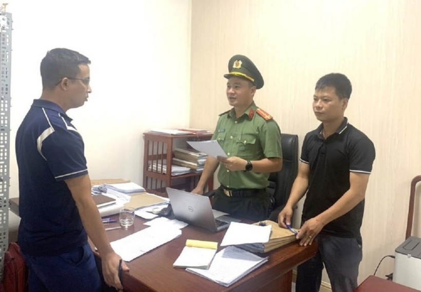 Nguyễn Đức Thịnh kẻ cầm đầu đường dây bị khởi tố. Ảnh: VTC News.