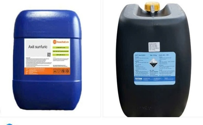 Đặc điểm nhận diện hóa chất. (Ảnh: Công an xã Sơn Thành)