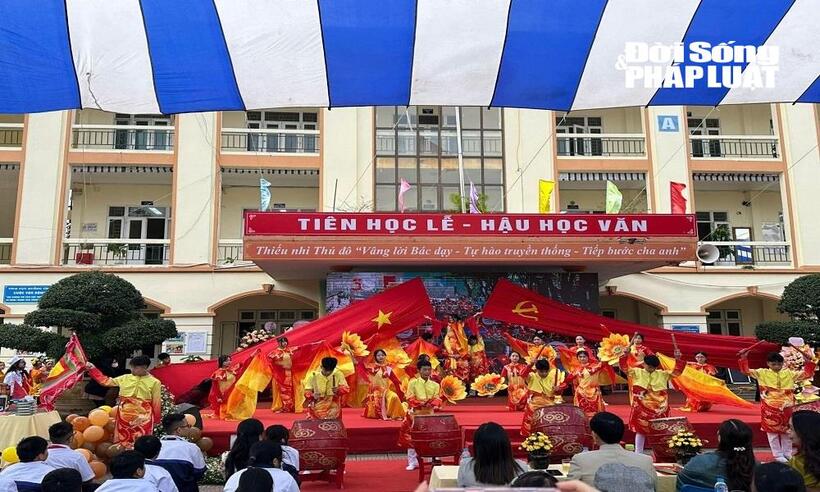 Những tiết mục văn nghệ của học sinh THCS Kiến Hưng gửi đến thầy cô nhân ngày 20/11.