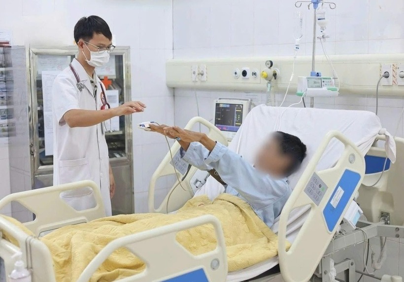 Người bệnh ổn định sau 3 ngày điều trị. Ảnh: Tạp chí Tri Thức.