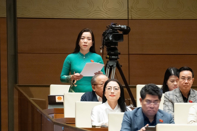 ĐBQH Triệu Thị Ngọc Diễm (Ảnh: Media Quốc hội).