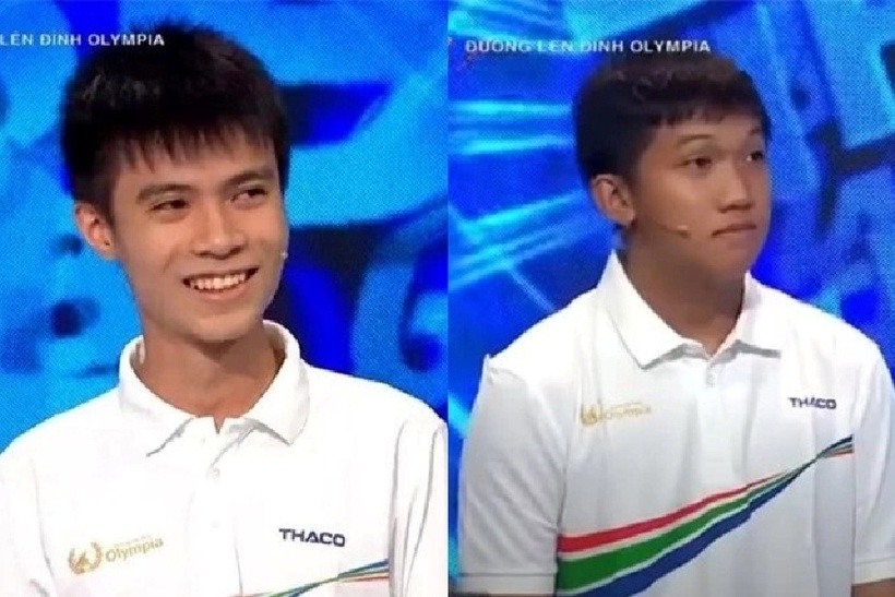 Anh em Nguyễn Viết Hà và Nguyễn Viết Thành đến từ THPT Hoàng Mai (Nghệ An). Ảnh: VTC News.