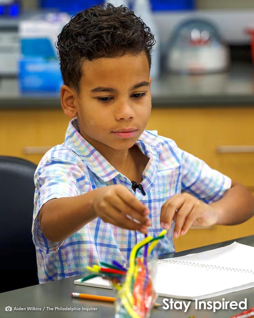 Aiden Wilkin đã xác định rõ mục tiêu trở thành bác sĩ phẫu thuật thần kinh nhi khoa. Ảnh: Philadelphia Inquirer.