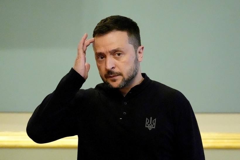 Tổng thống Ukraine Volodymyr Zelensky. Ảnh: Reuters