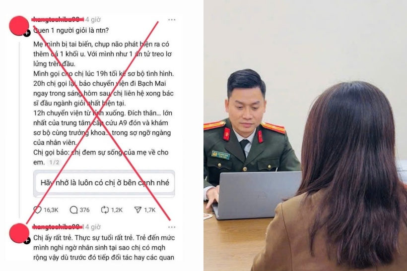 Xử lý người phụ nữ đăng tải thông tin sai sự thật về hoạt động khám chữa bệnh tại bệnh viện Bạch Mai