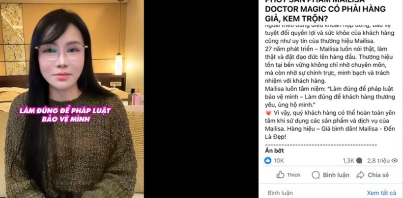 Bà Phan Thị Mai luôn "nổ" Mailisa là "chất lượng thật, niềm tin thật", không thuê người nổi tiếng quảng bá để tiết kiệm chi phí truyền thông và tập trung cho chất lượng sản phẩm. Ảnh: Người Lao Động