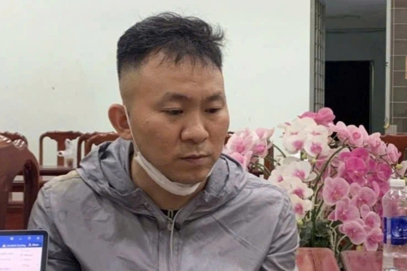 Bị can Zhao Xin lúc bị bắt (Ảnh: Công an cung cấp/Dân Trí)