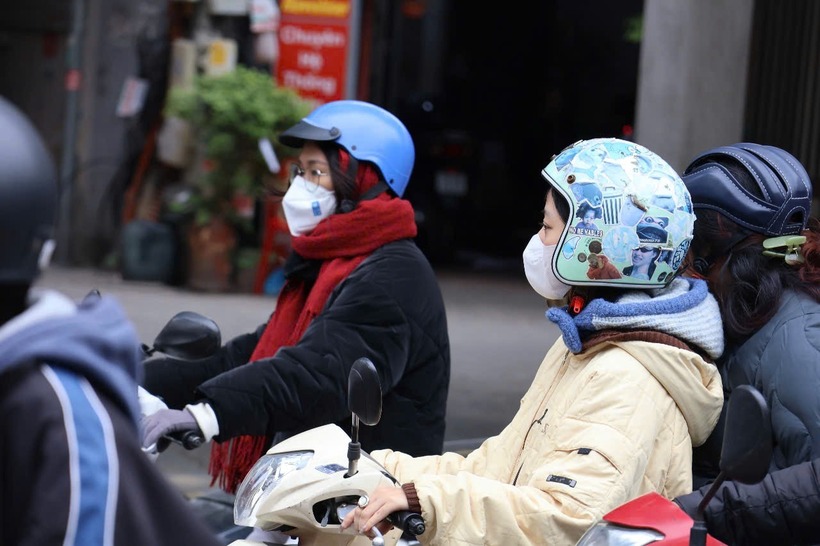 Miền Bắc đón đợt không khí lạnh tăng cường từ chiều và đêm 24/11. Ảnh: Người lao động