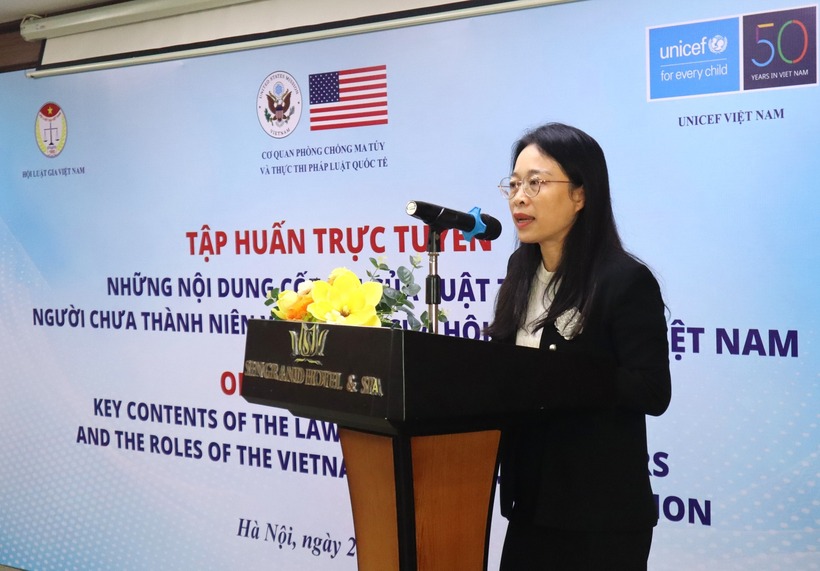 Bà Nguyễn Thị Phương Thảo - Ủy viên Ban Thường vụ, Trưởng ban Đối ngoại và Hợp tác quốc tế, Hội Luật gia Việt Nam.