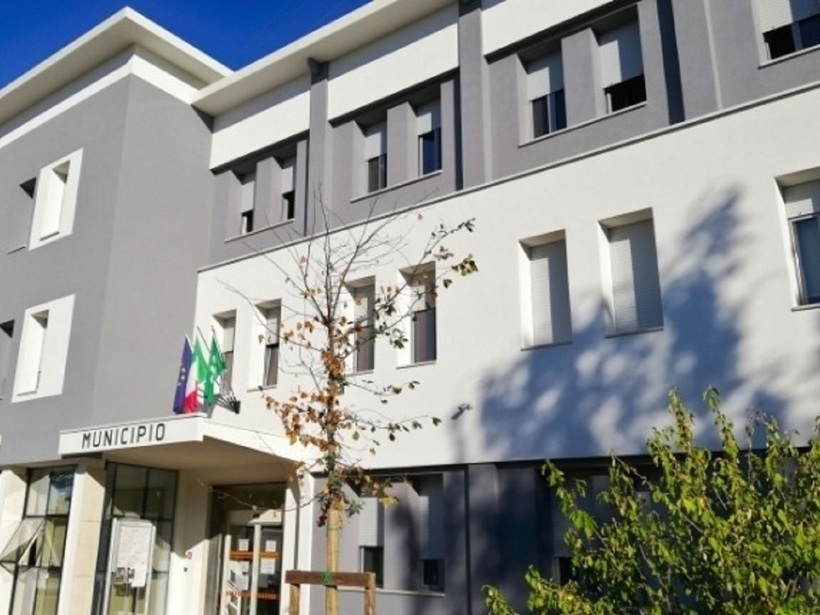 Văn phòng hành chính địa phương ở Borgo Virgilio. Ảnh: Corriere della Sera